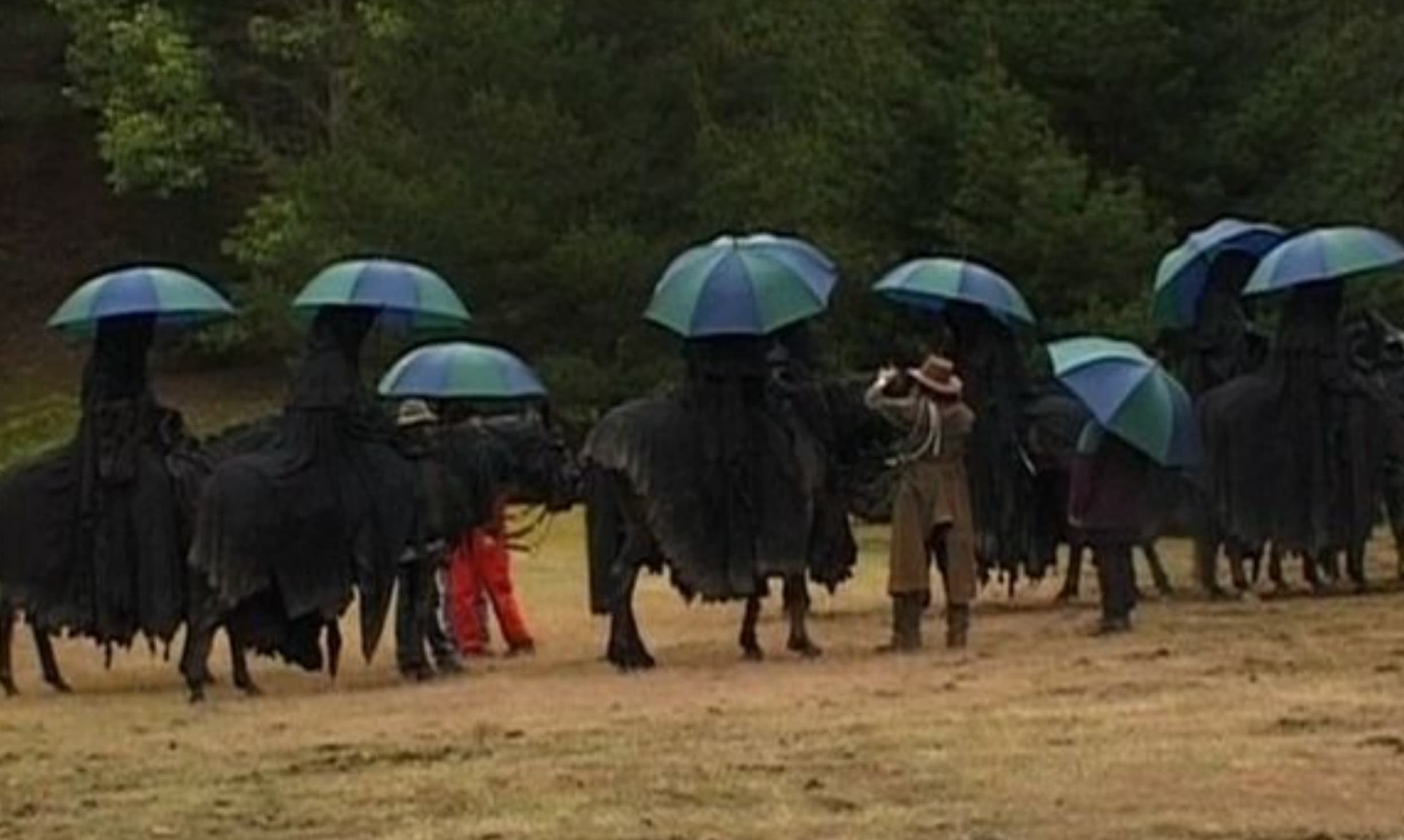 ring wraiths with umbrellas